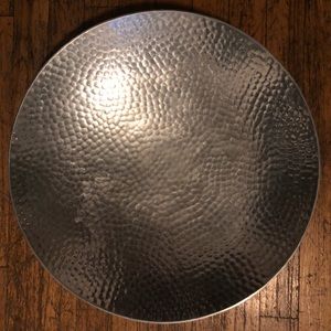 West Elm Silver Fruit bowl